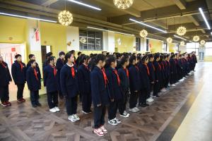 未来科技学校2020学年第二学期第二周升旗仪式